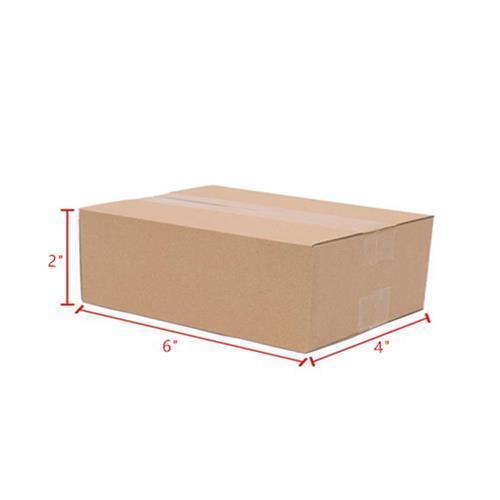 100 6x4x2 Cardboard Paper Boxes Mailing Packing Shipping Box Corrugated Carton