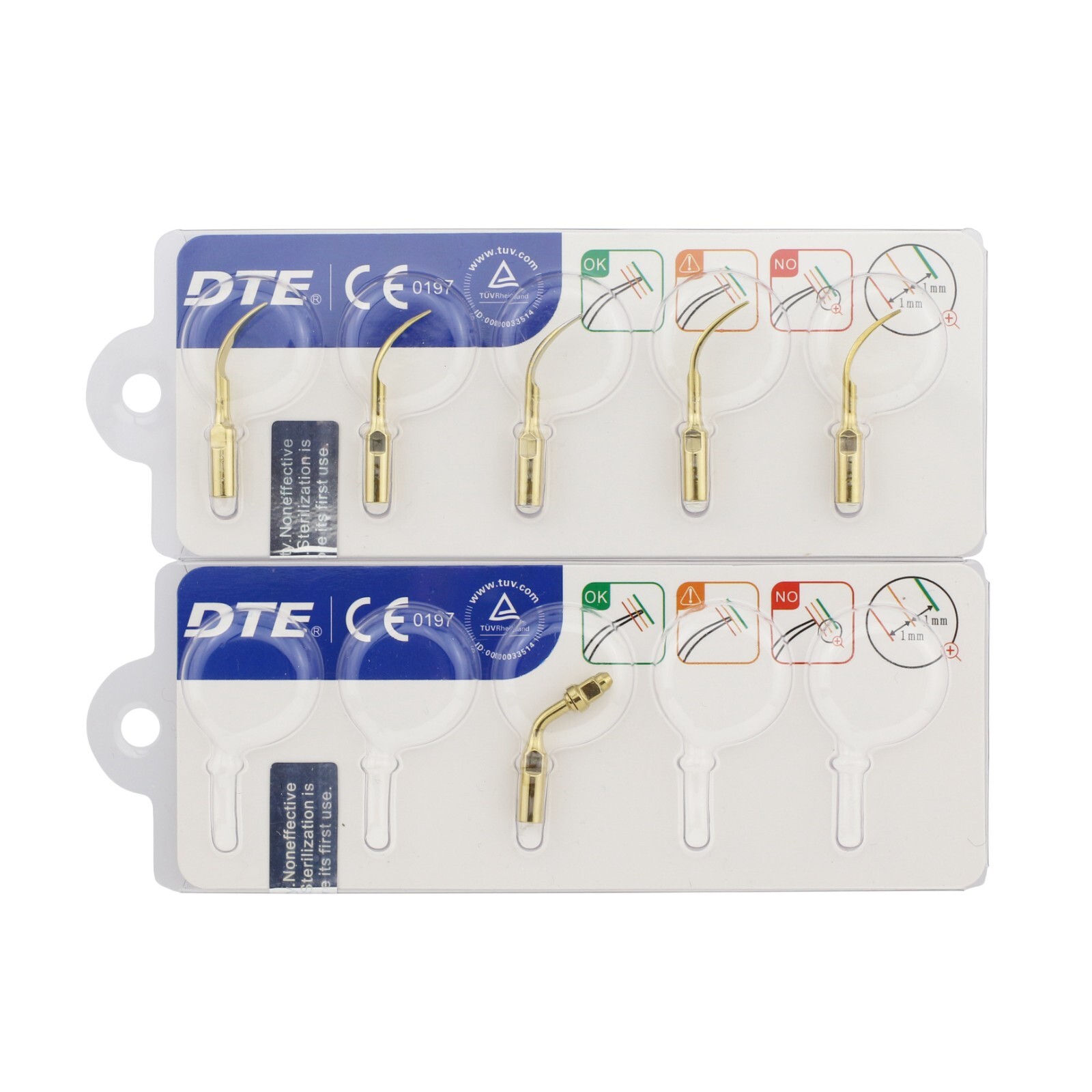 Woodpecker HW-5L DTE HD-7L Scaler Handpiece With LED Piezo Scaling Tip G4 P1 PD1