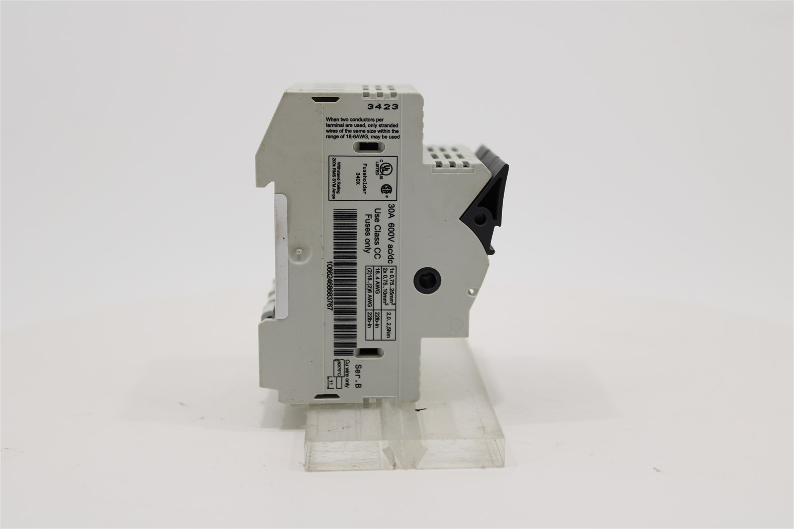 Allen-Bradley 1492-FB3C30 Fuse Holder | 3-Pole | 30A | 110-600V AC/DC