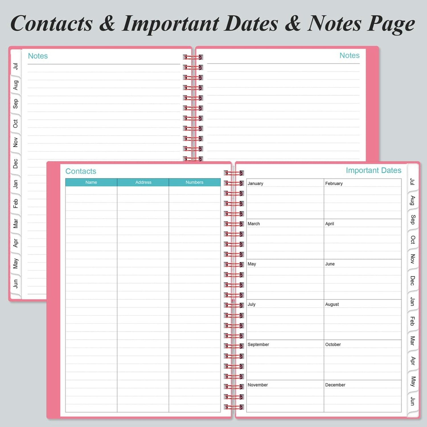 2025-2026 Daily & Monthly Planner – One Page Per Day, Daily Planner from July…