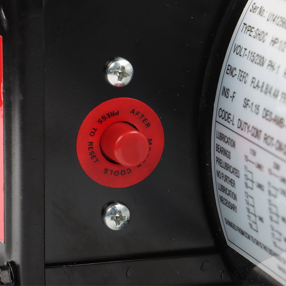 0.5 HP Electric Motor 56C Frame 1725 RPM 1 Phase TEFC 60Hz General Purpose