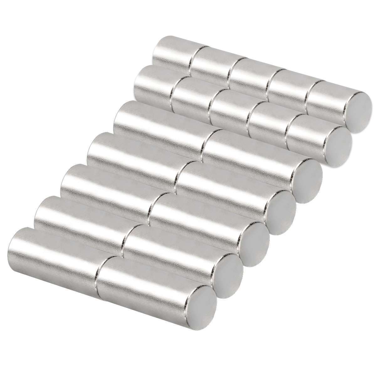 10-50Pcs N45 Cylinder Disc Magnet Rare Earth Craft Rod Neodymium Fridge 6 Sizes