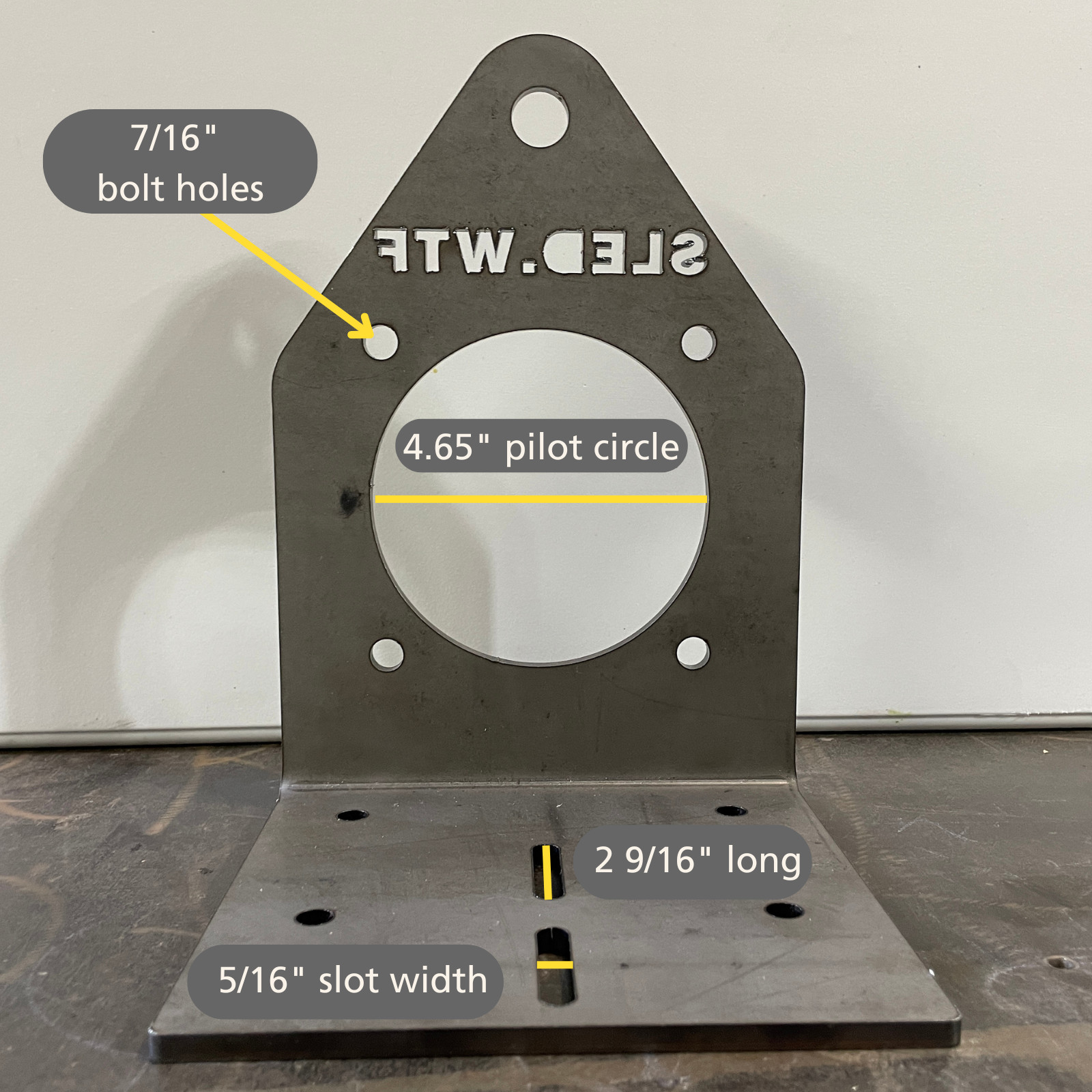 Universal NEMA 56C Motor Mount | Heavy Duty Baseless Stand | Test Rig