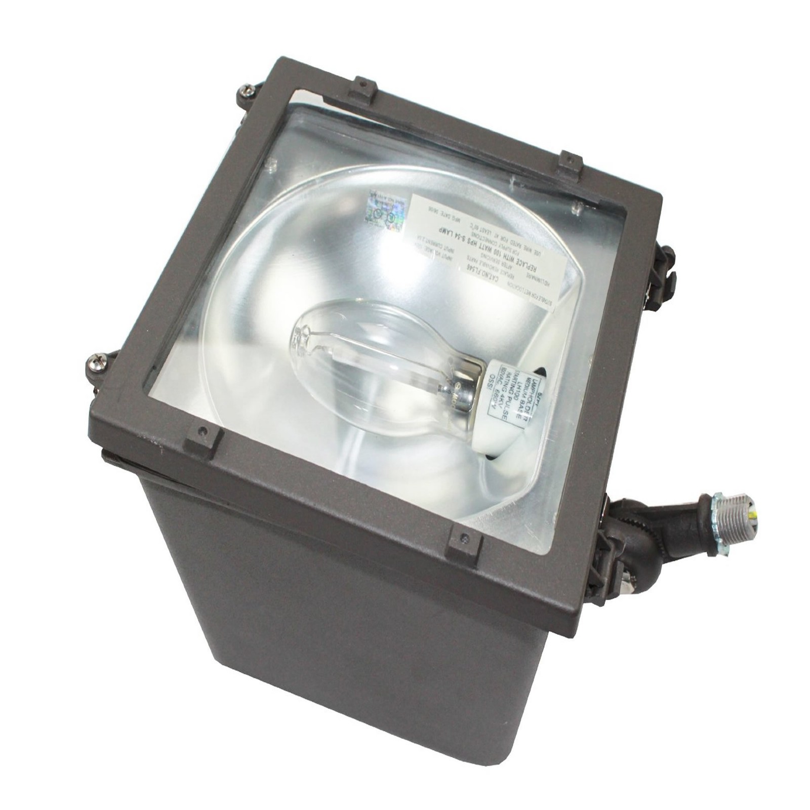 NSI FLM70SQ MEDIUM FLOOD LIGHT 70W HPS WALLPACK OUTDOOR LIGHT LIGHTING FIXTURE