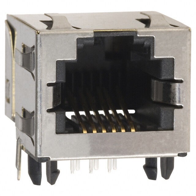 QTY (10) 43860-0005 MOLEX 6P6C Cat3 RJ-11 RJ-12 RJ-14 R/A SHIELDED MODULAR JACKS