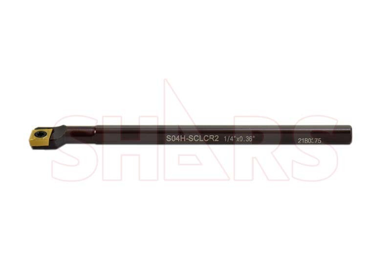 SHARS 1/4 x 4″ SCLCR INDEXABLE BORING BAR + CCMT 21.5 INSERT !]