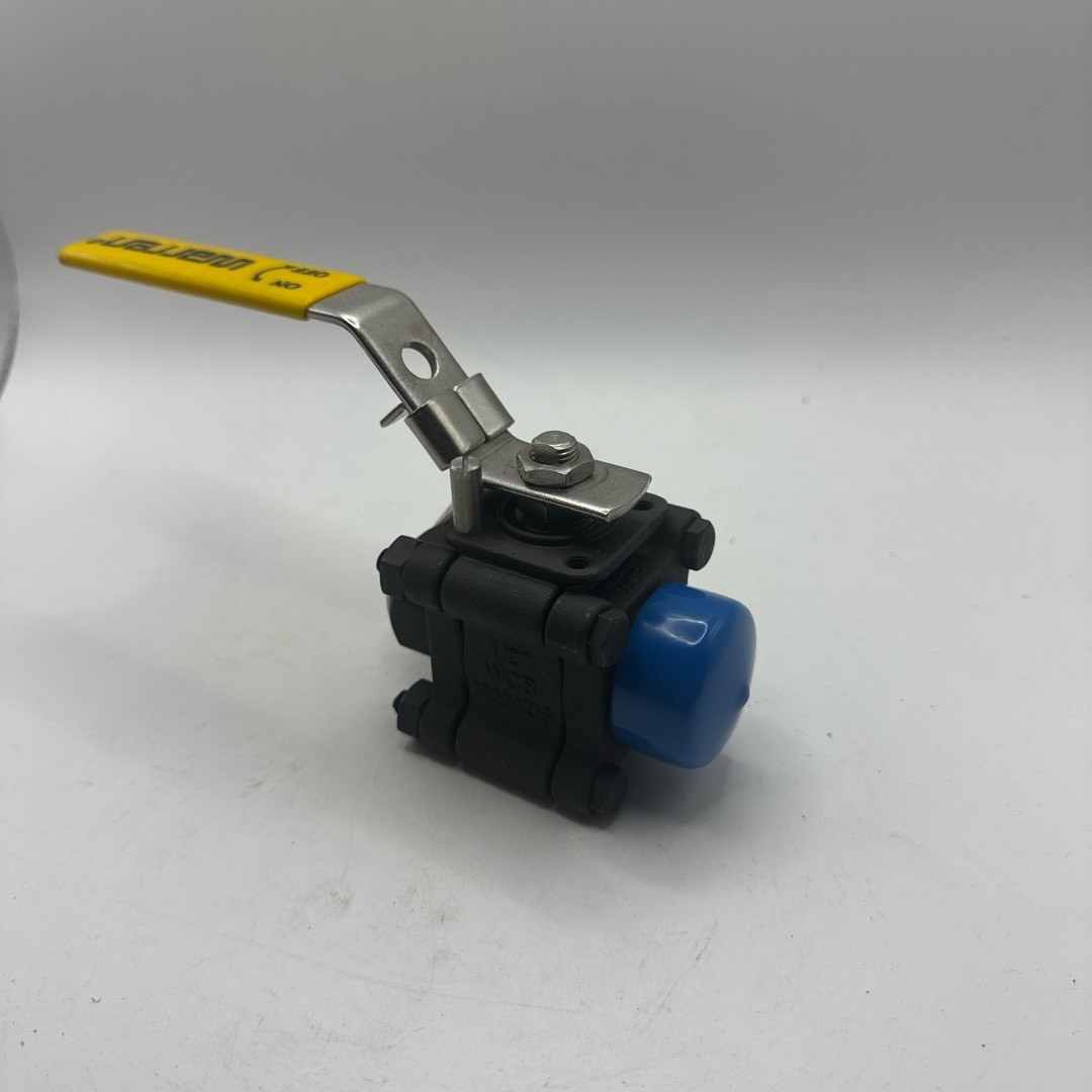 Warren Industrial Ball Valve 1/2 Inch Black 356FRG WCB Carbon Steel 2000 WOG