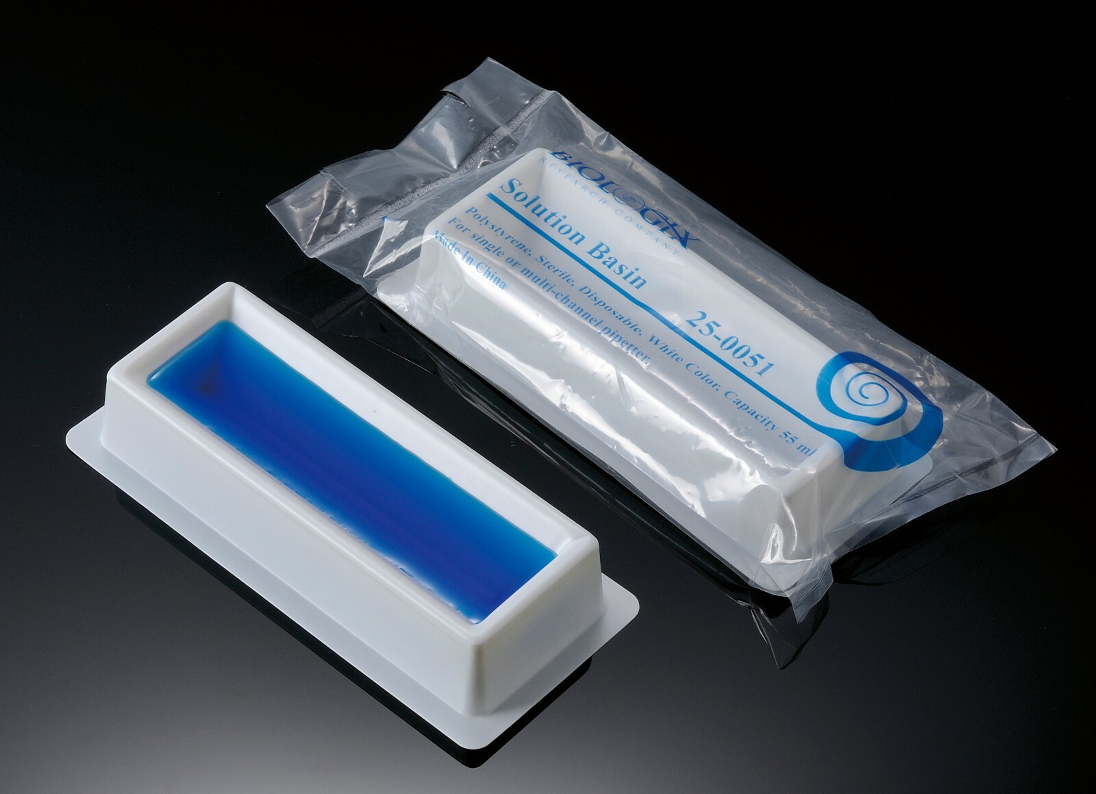 25ml, 50ml, 100ml Solution Basins (Sterile, 50-100 pieces)