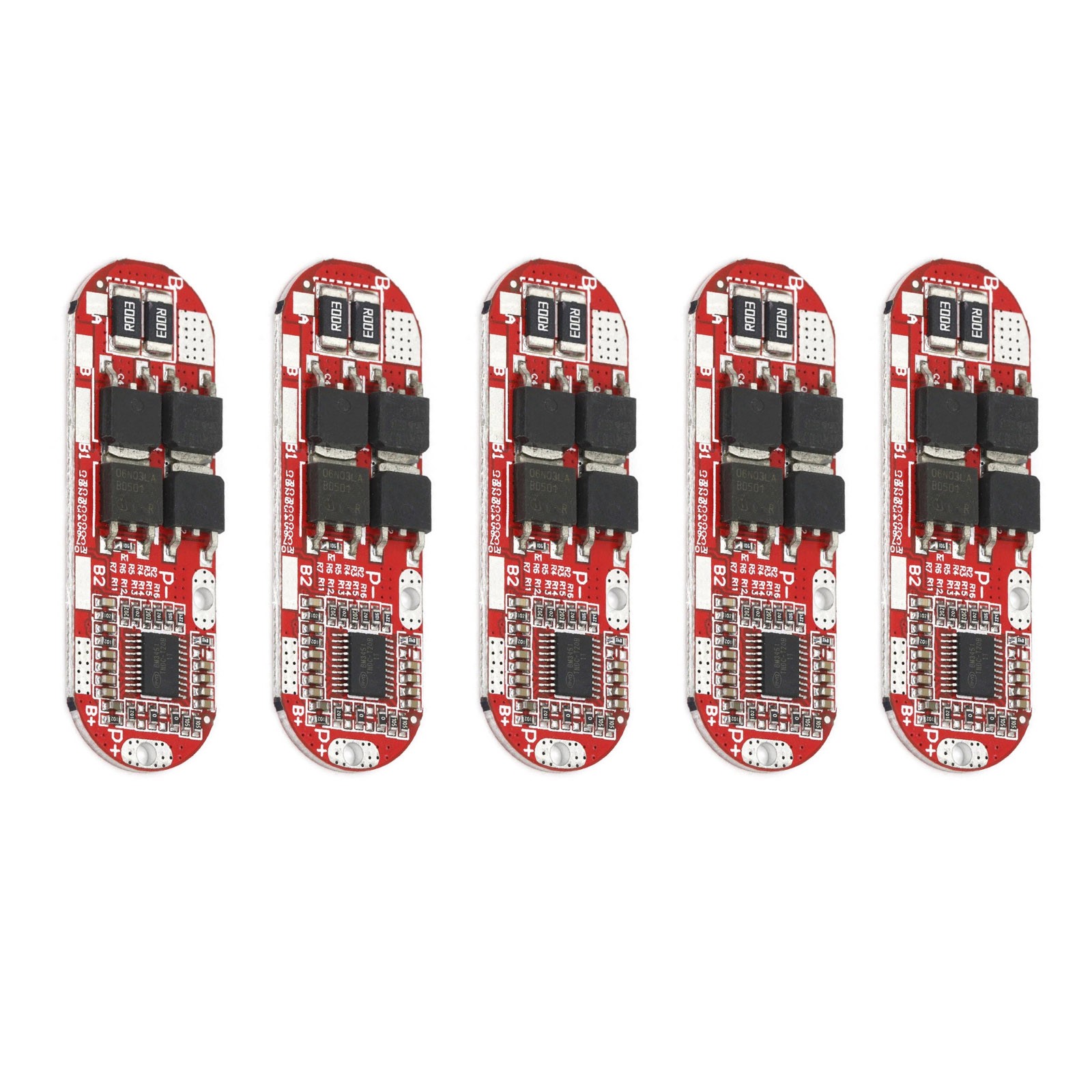 Replacement 4pcs 5S 25A BMS Board for 18650 Li-polymer Battery Maintenance Part
