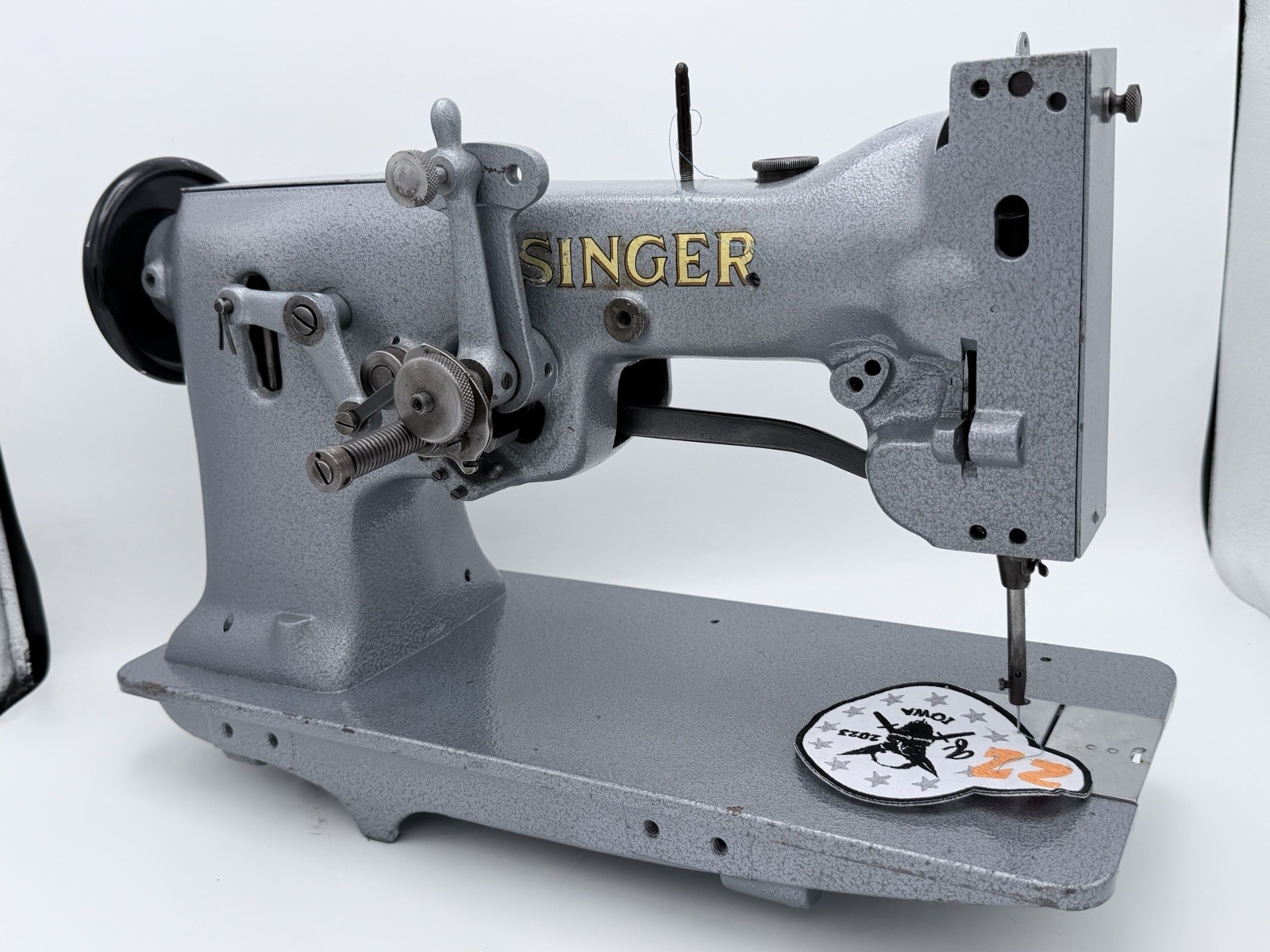 Vintage Singer 107w102 Irish Embroidery Machine Black | Motor + Table Stand