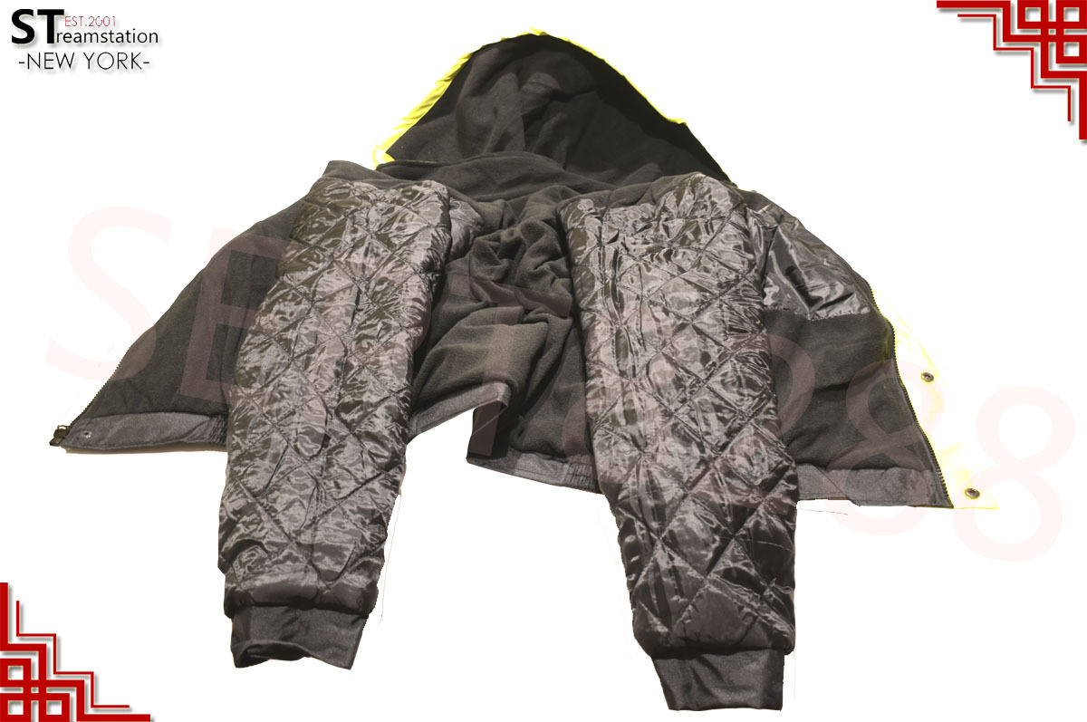 Hi Vis Insulated Safety Bomber Reflective Jacket Coat HIGH VISIBILITY ORANGE