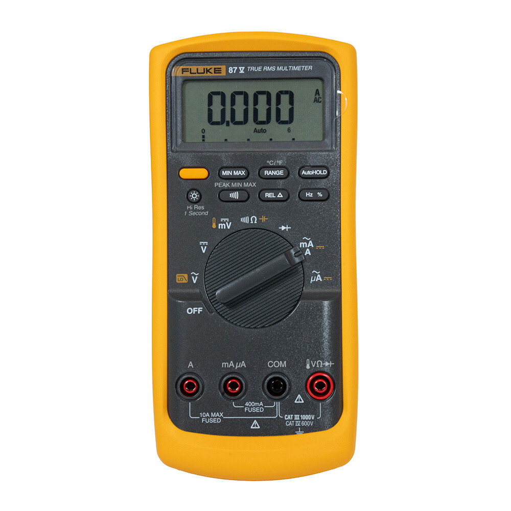 Fluke 87-V True-RMS Industrial Digital Multimeter with Temperature