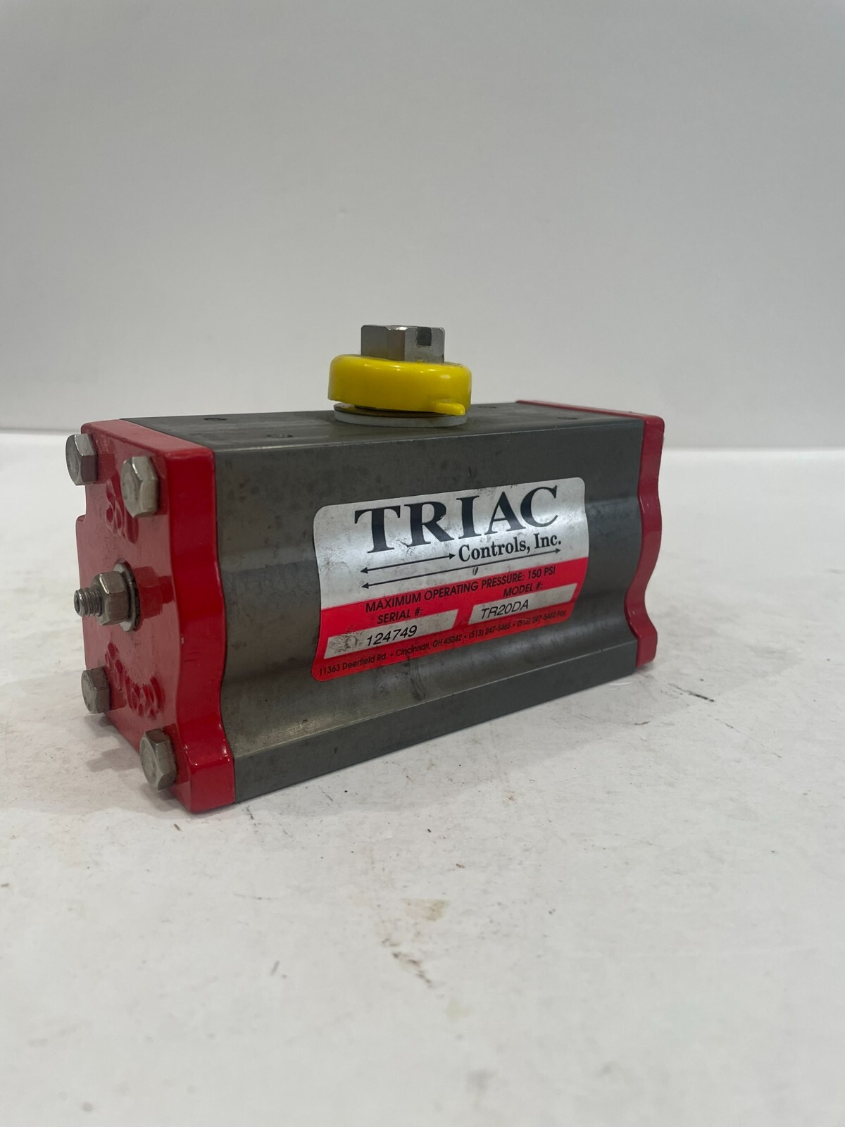 NEW TRIAC CONTROLS TR20DA RACK & PINION ACTUATOR