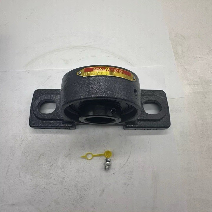 SEALMASTER NP-18 Gold Line Pillow Block LL Bearing 1-1/8″ Bore Cast Iron Ball.