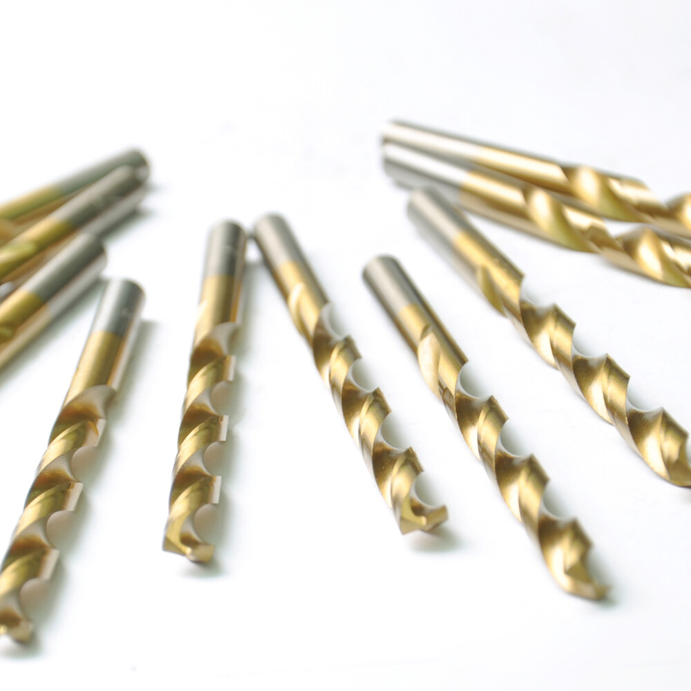 Drillforce 20PCS 3/16″ Titanium Drill Bits Set HSS Jobber Metal Wood Drill Bit