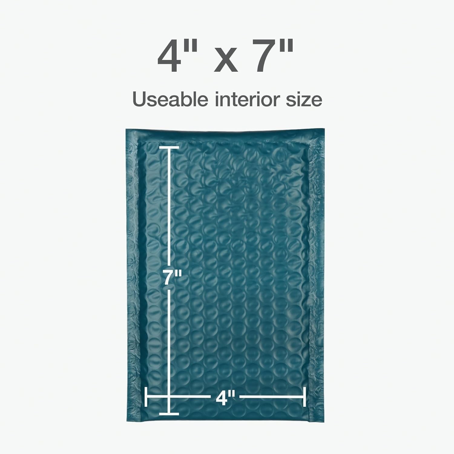 Self-Seal Blue Bubble Mailers (4×7) – 50 Pack of Lightweight Padded Envelopes
