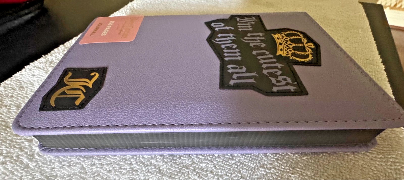 Juicy Couture Purple Journal Notebook 250 Pages Queen of Couture New
