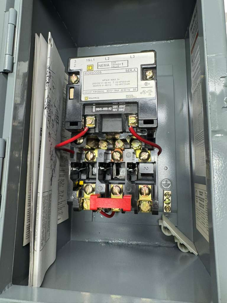 Square D 8536SCA3V02S AC Magnetic Starter Series A, 8536SCO3S, 31041-400-42