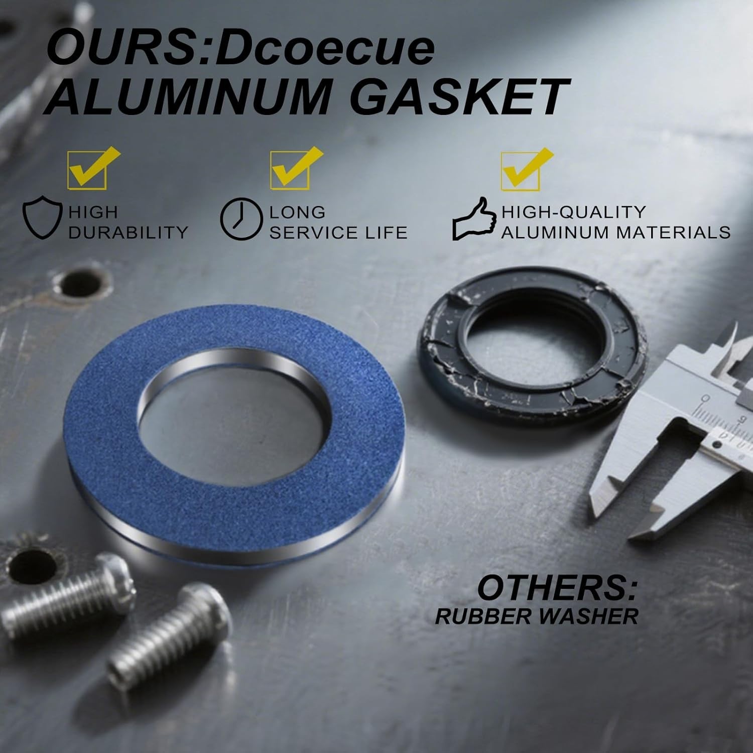 Oil Drain Plug Gasket Set of 24 M12 Aluminum Crush Washers for Automotive