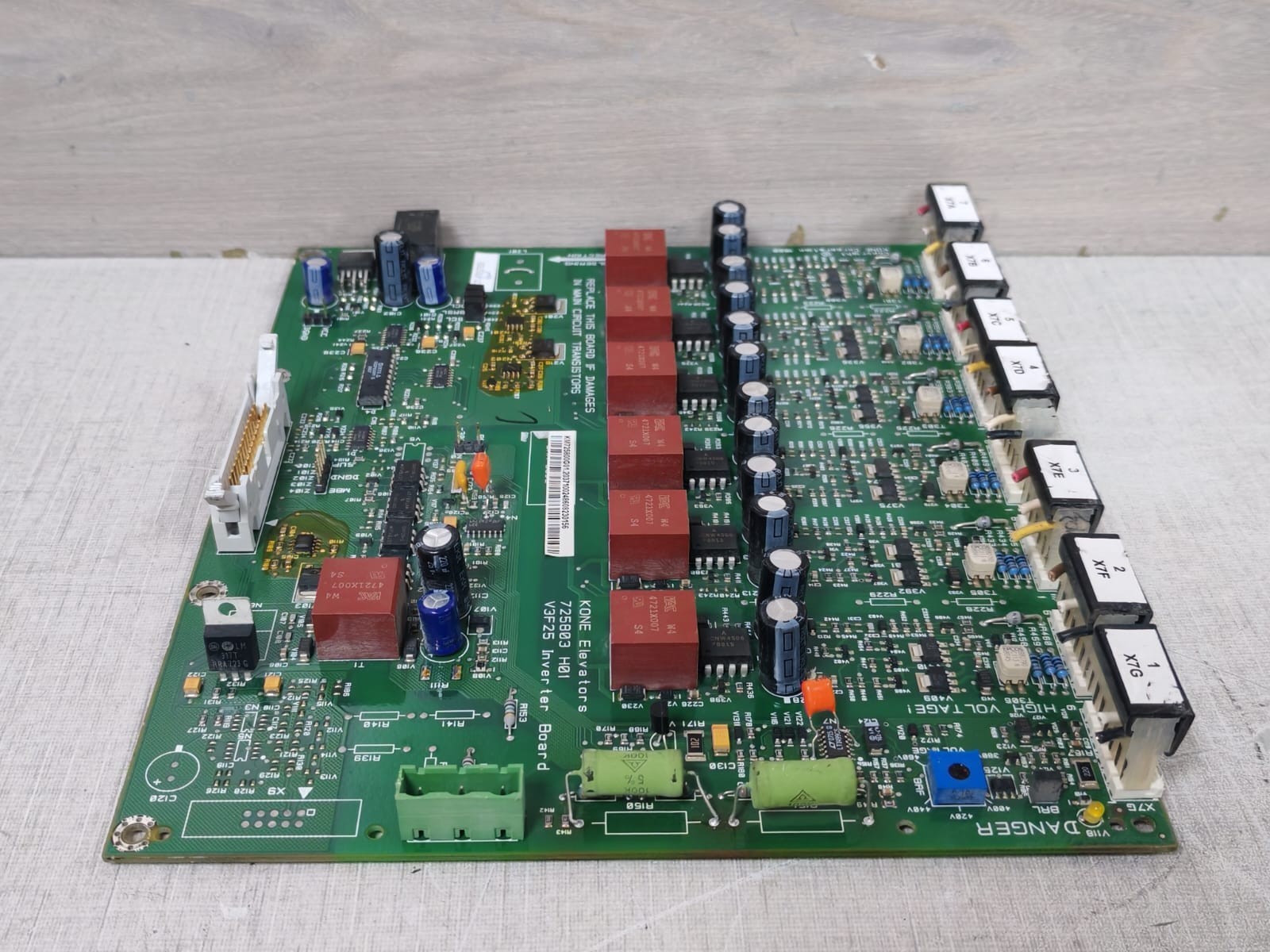 KONE 725803 H01 V3F25 Inverter Board KM725800G01
