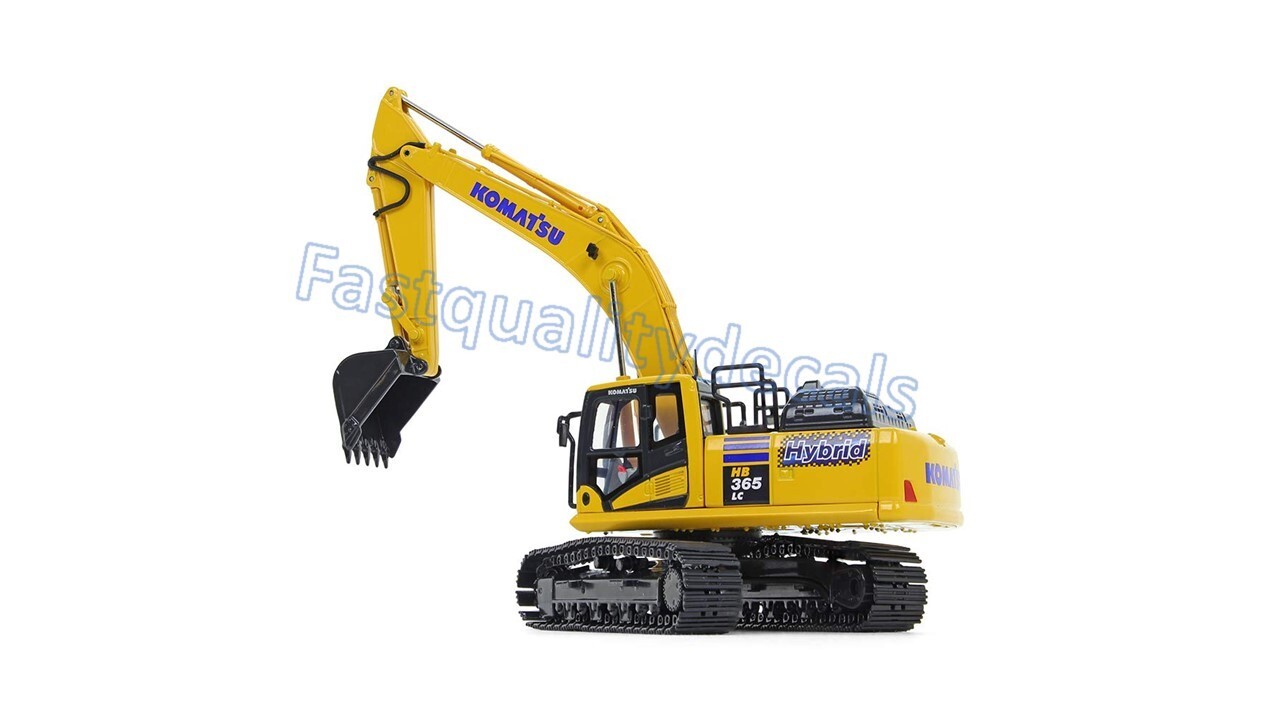FOR Komatsu Black Decal Sticker Excavator Forklift Loader CHOOSE SIZE-SHIPS FAST