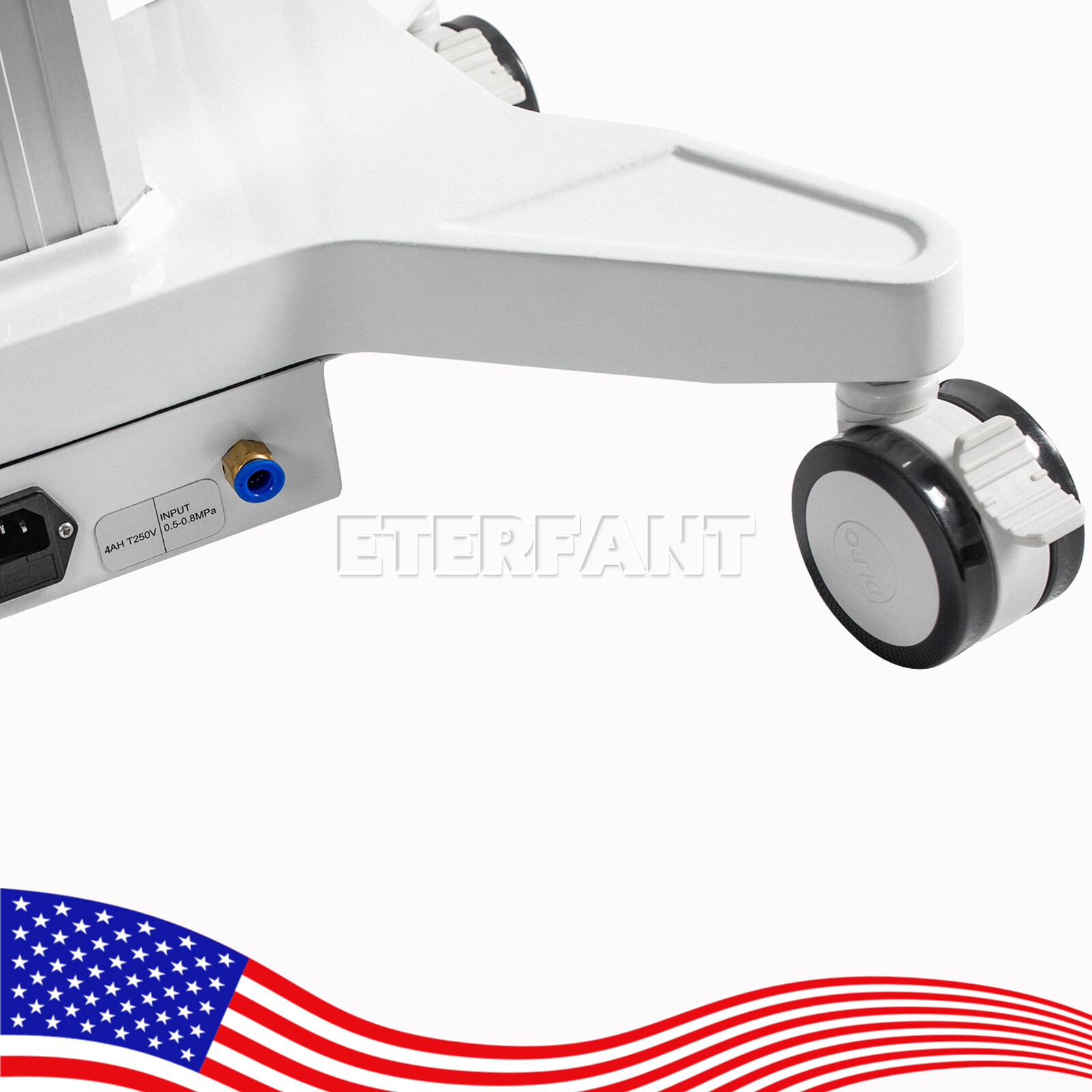 Dental Unit w/Air Compressor Curing Light Scales GU-P209/Mobile Delivery Cart