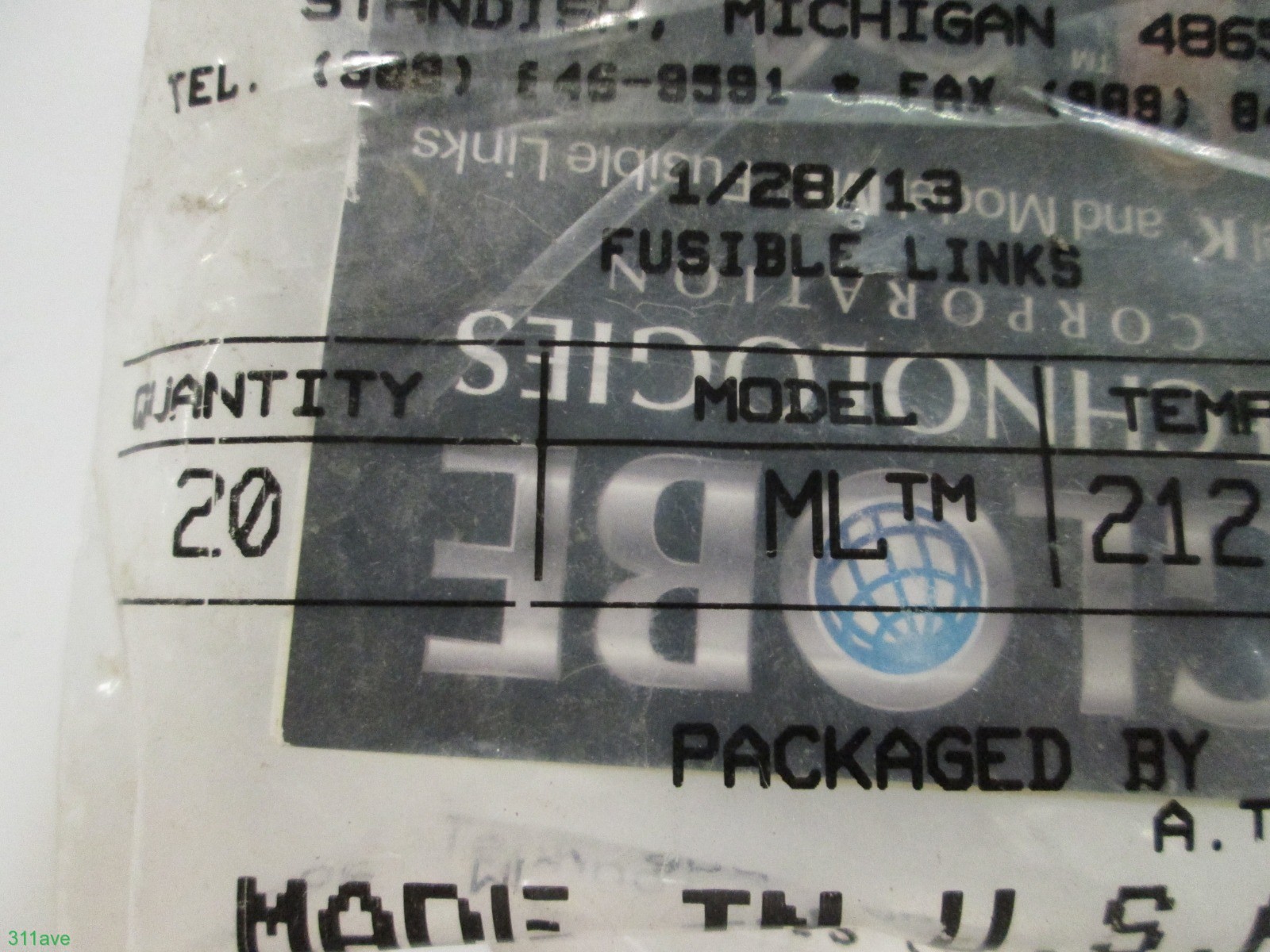Globe Technologies Corporation ML [LOT OF 20] (FREE SHIPPING)