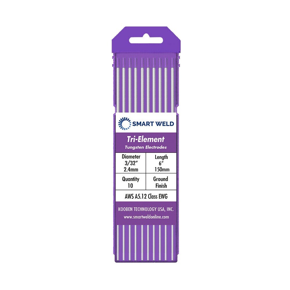 Comparable with E3 TIG Welding Tungsten Electrodes Purple .040″ 1/16″ 3/32″ 1/8″