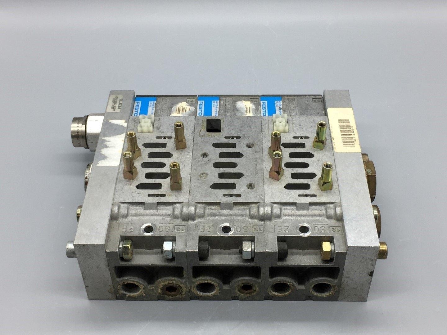 Festo NAVE-3/8-2-ISO/ IEPL-04-D-2/ IEPR-04-D-2 Manifold Valve Assembly