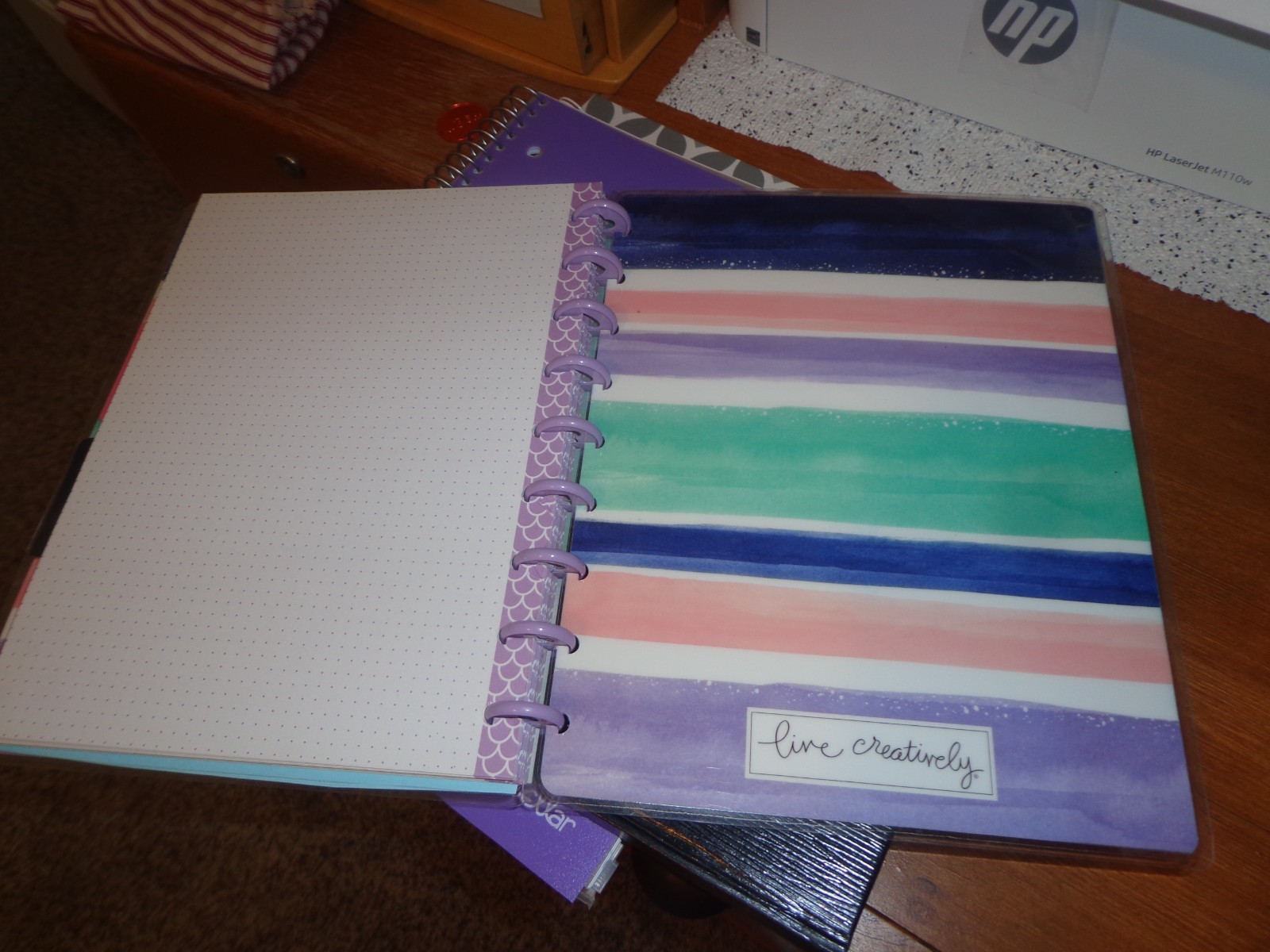The happy planner Unicorn Collection! dot grid paper Notebook. Journal/Tabbed