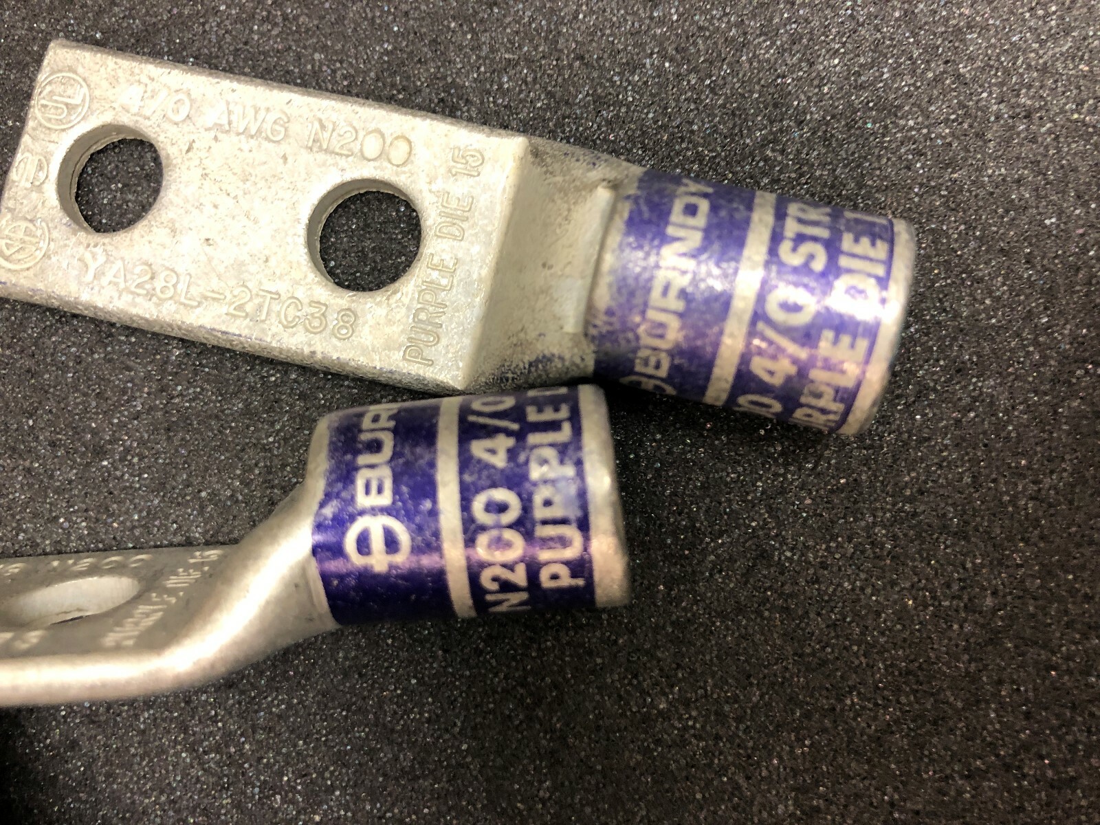 BURNDY N200 4/0 STR CU PURPLE DIE 15 (QTY 2)