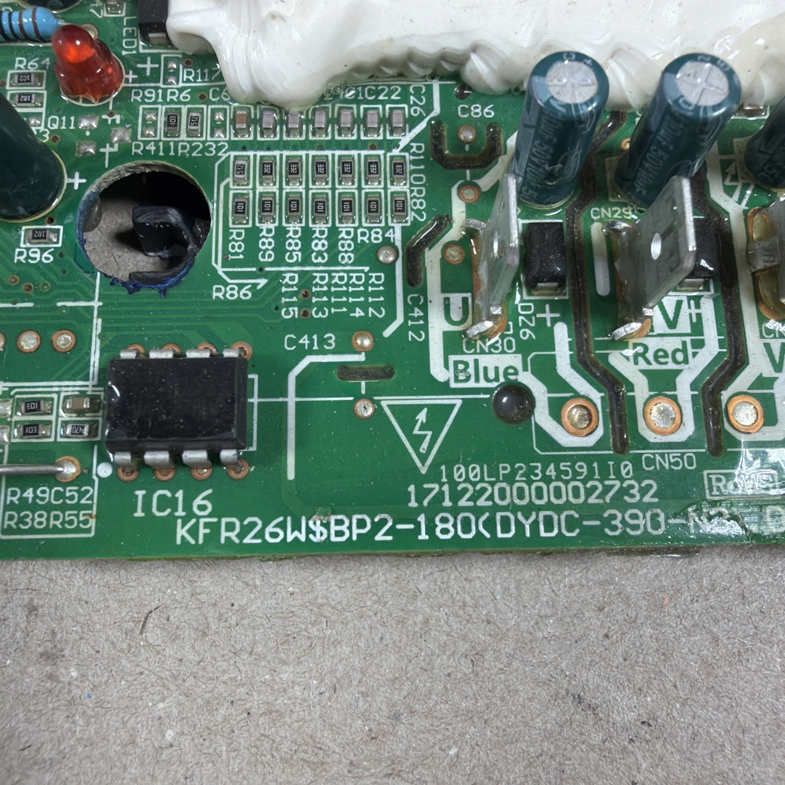 TESTED🔥 Lennox 17122000A10367 Main Control Board KFR26WSBP2 17122000002732