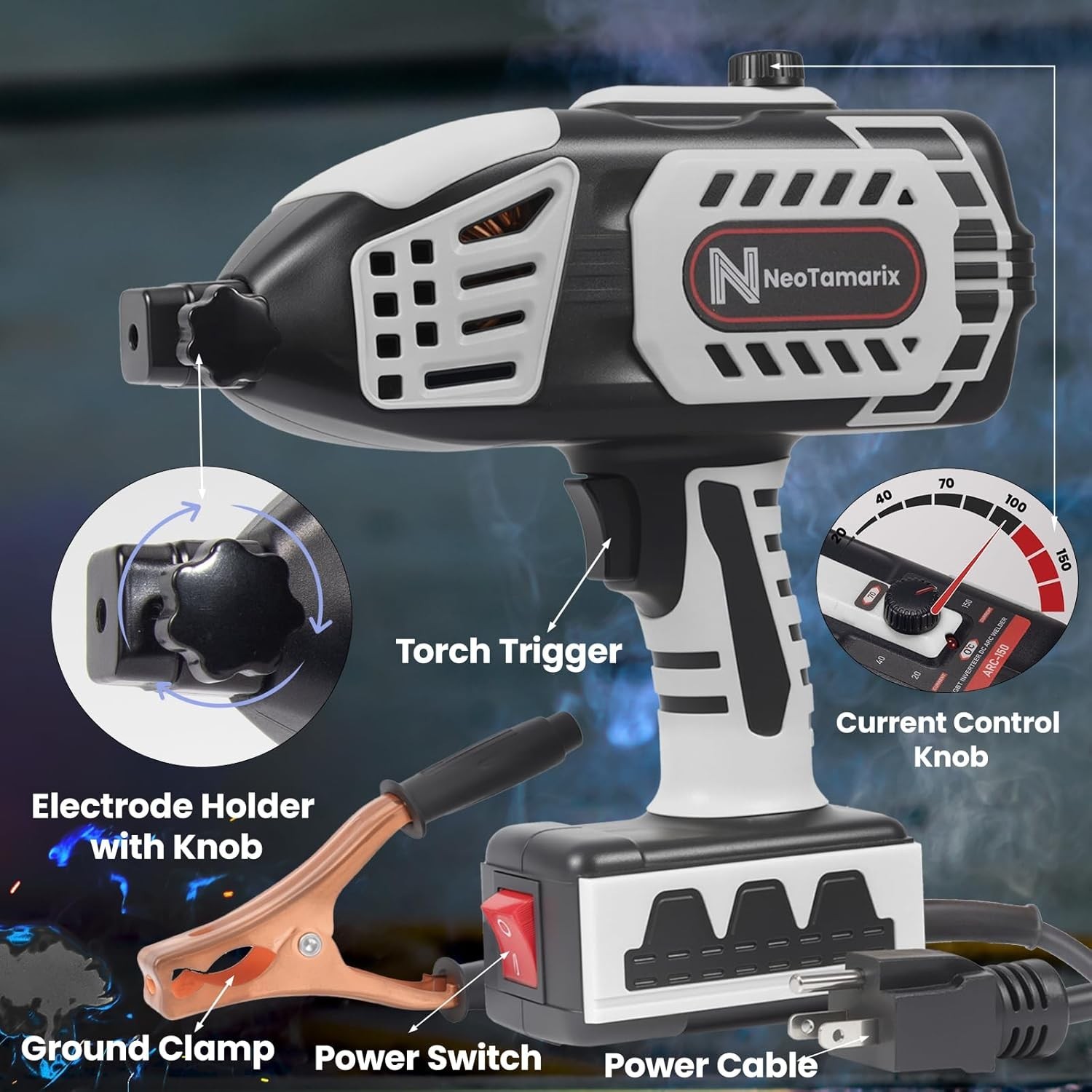 Saker Portable Electric Welding Machine,110V Portable Welder Handheld with IG…