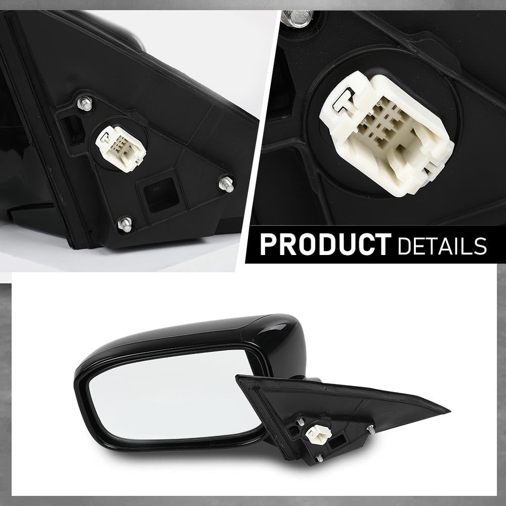 Left Driver Side Power Mirror Honda Accord Sedan 03-07 3-Pin 76250SDAA13ZA