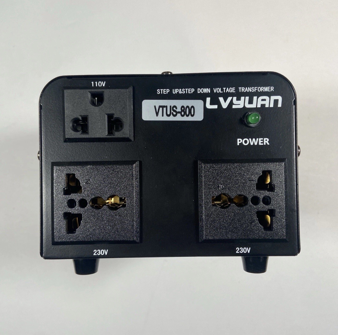 Lvyuan 800w Step Up Step Down Voltage Transformer – New Open Box – VTUS-800