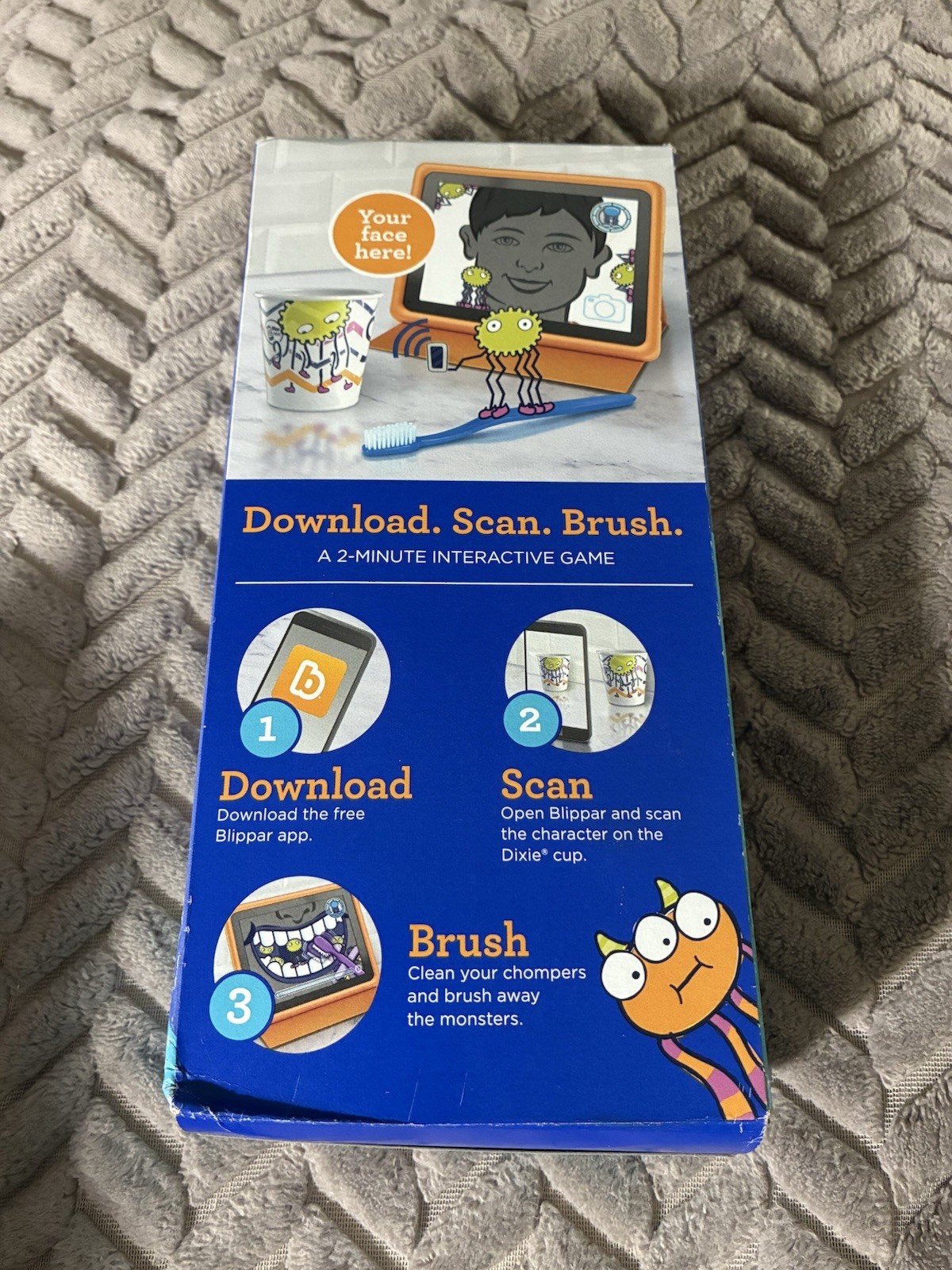 Dixie Everyday 200 Chomper Monsters 3oz Paper Cups 2017 Sealed 8 Designs