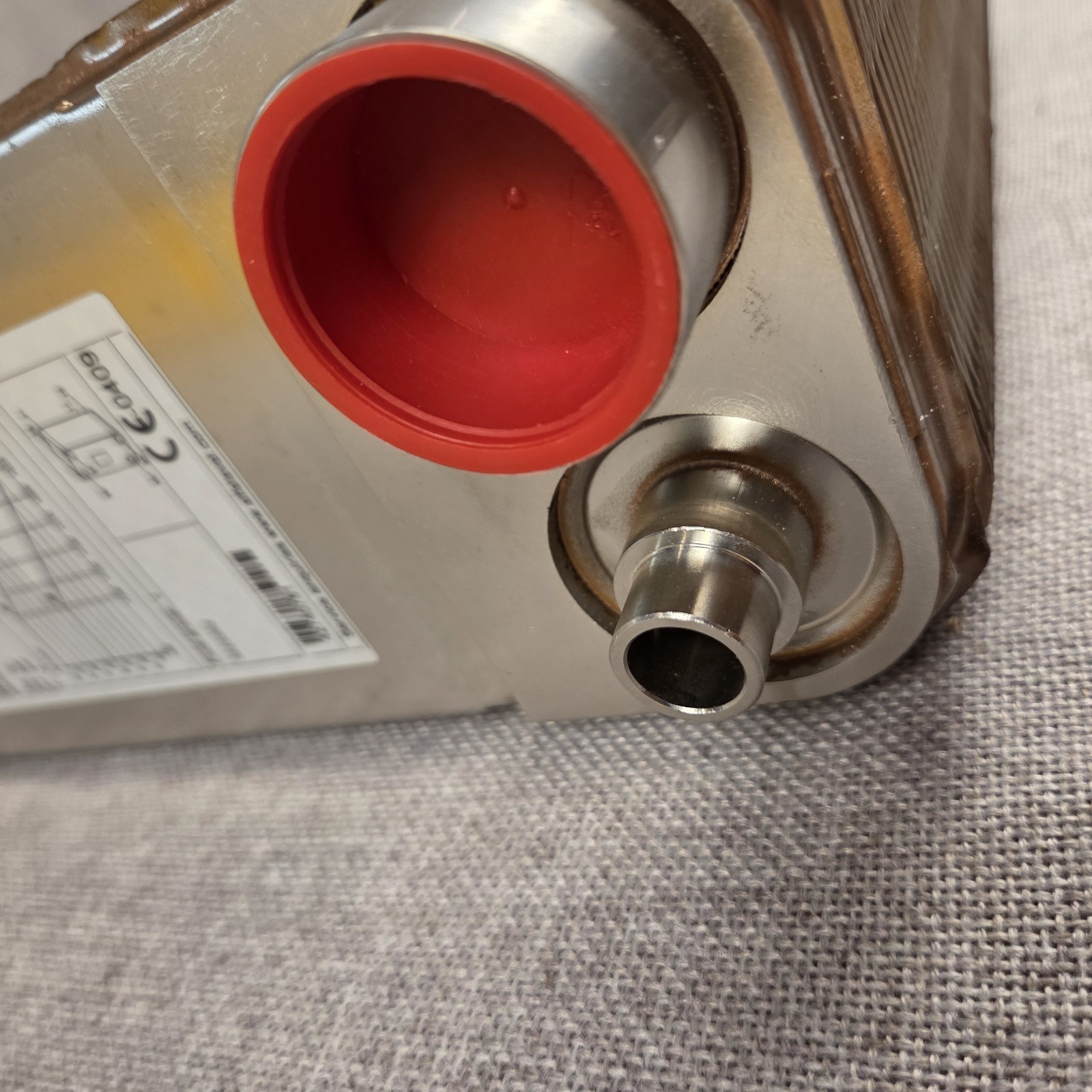 Alfa Laval CDH200-113M Brazed Plate Heat Exchanger P/N 454031 Stainless Steel