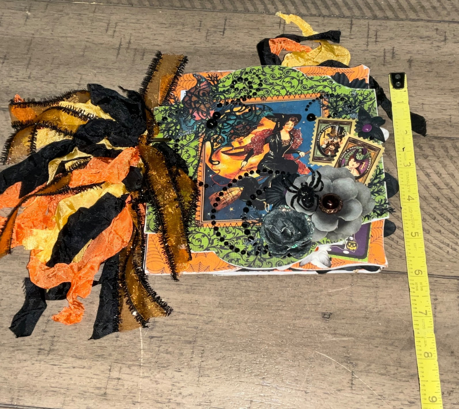Junk Journal – Halloween Handmade – LOVELY VERY DETAILED OOAK