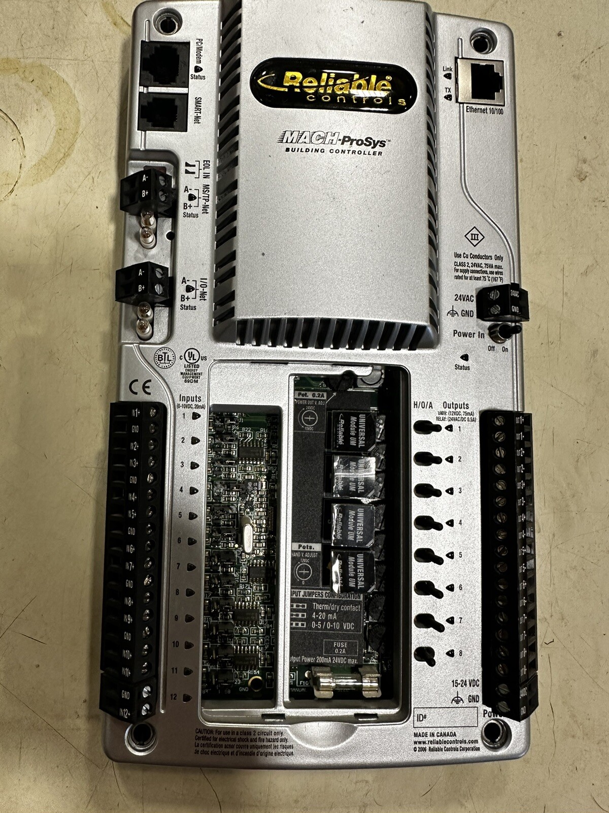 Reliable Controls MPSH3408 Building Control Module Mach Prosys