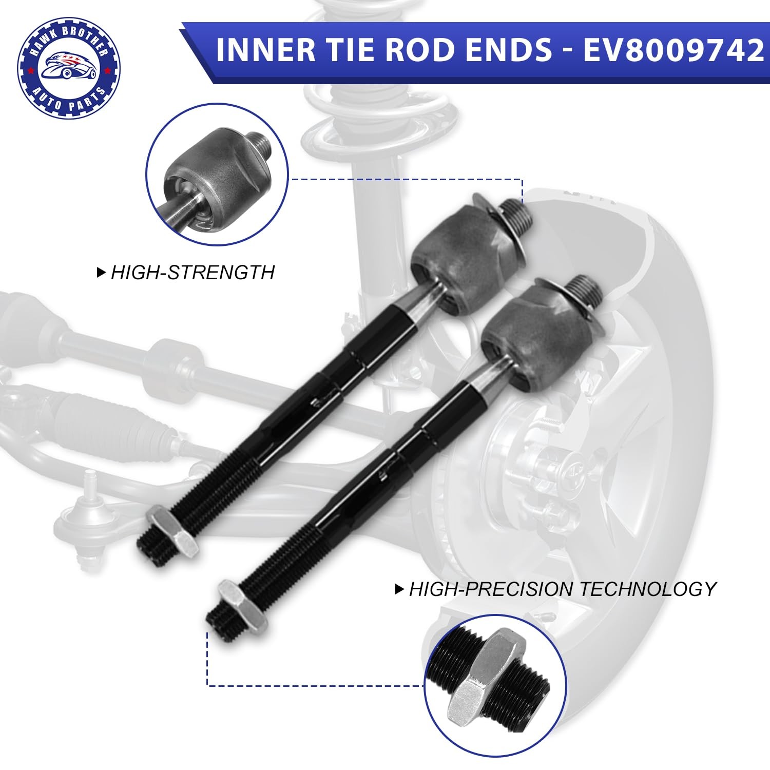Control Arms, 8 Pcs Front Lower Ball Joint Tie Rods Sway Links