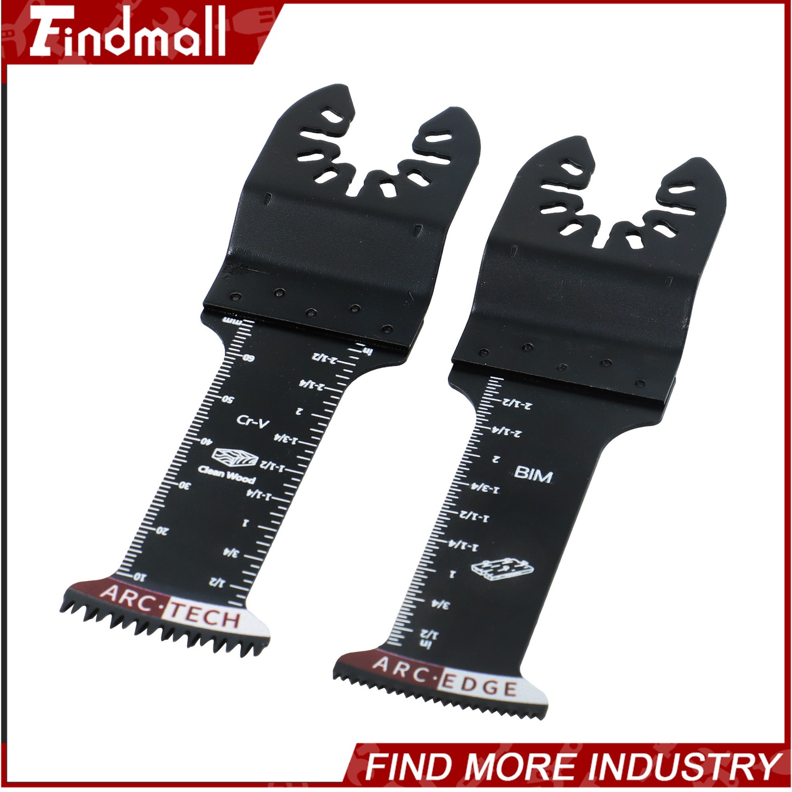 Findmall 10Pcs Extra Long Multitool Blades Japanese Tooth Oscillating Saw Blades