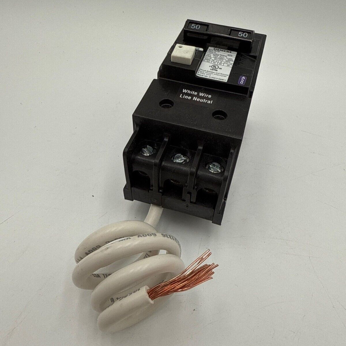 Siemens BF250AH Circuit Breaker 50A 2P 120/240V BLHF 50 Amp 2 Pole Ground Fault