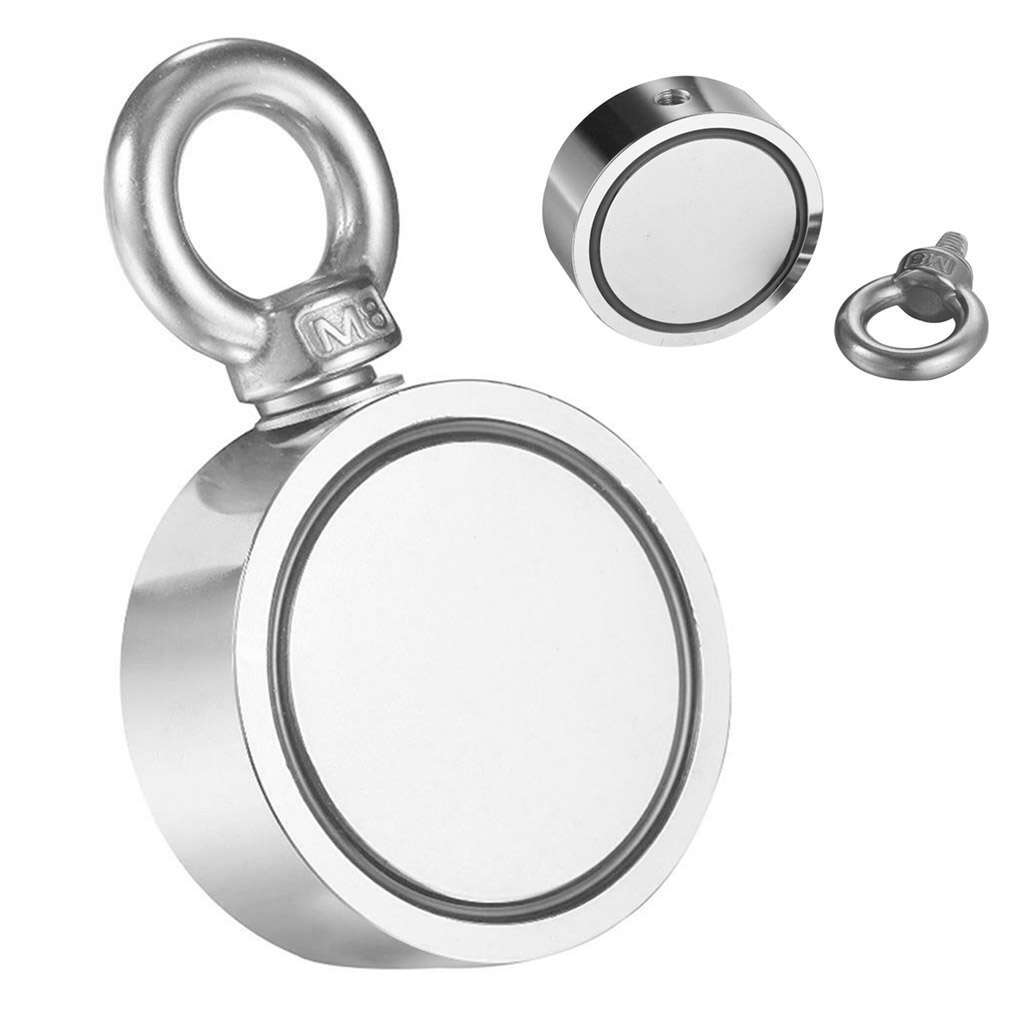 500LBS 700LBS Pulling Force Double Sided Super Strong Neodymium Fishing Magnet