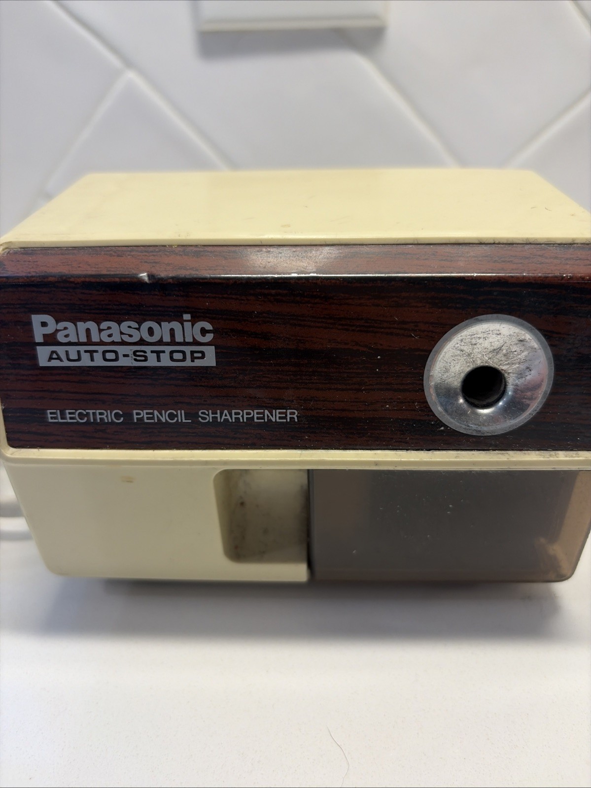 Panasonic KP-110 Auto-Stop Electric Pencil Sharpener Made In Japan Works