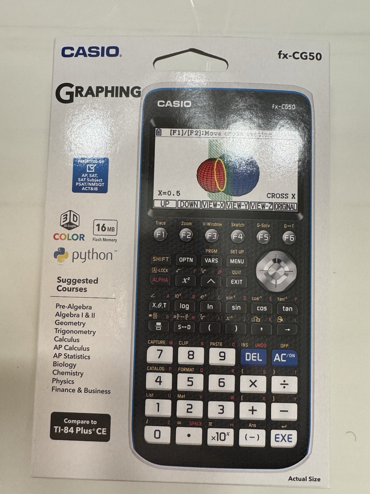 Casio FX-CG50 Graphing Calculator – Black