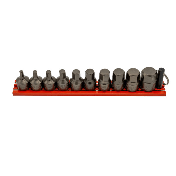 VIM Half Cut Stubby SAE Hex Set 3/8′ Square Drive, 10 Pc VIM-IMPACT-VI6