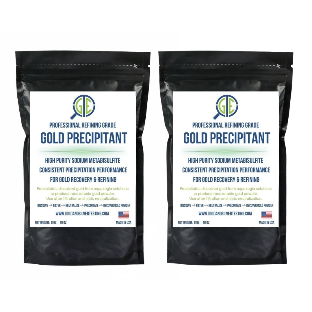 Gold Precipitation Kit 2lb Sodium Metabisulfite SMB Gold Refining Recovery