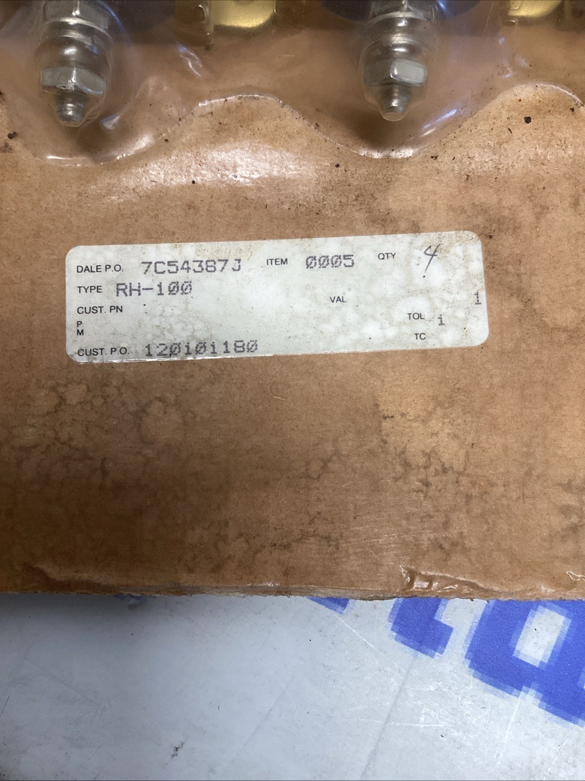 Dale RH-100 / RH100 K324