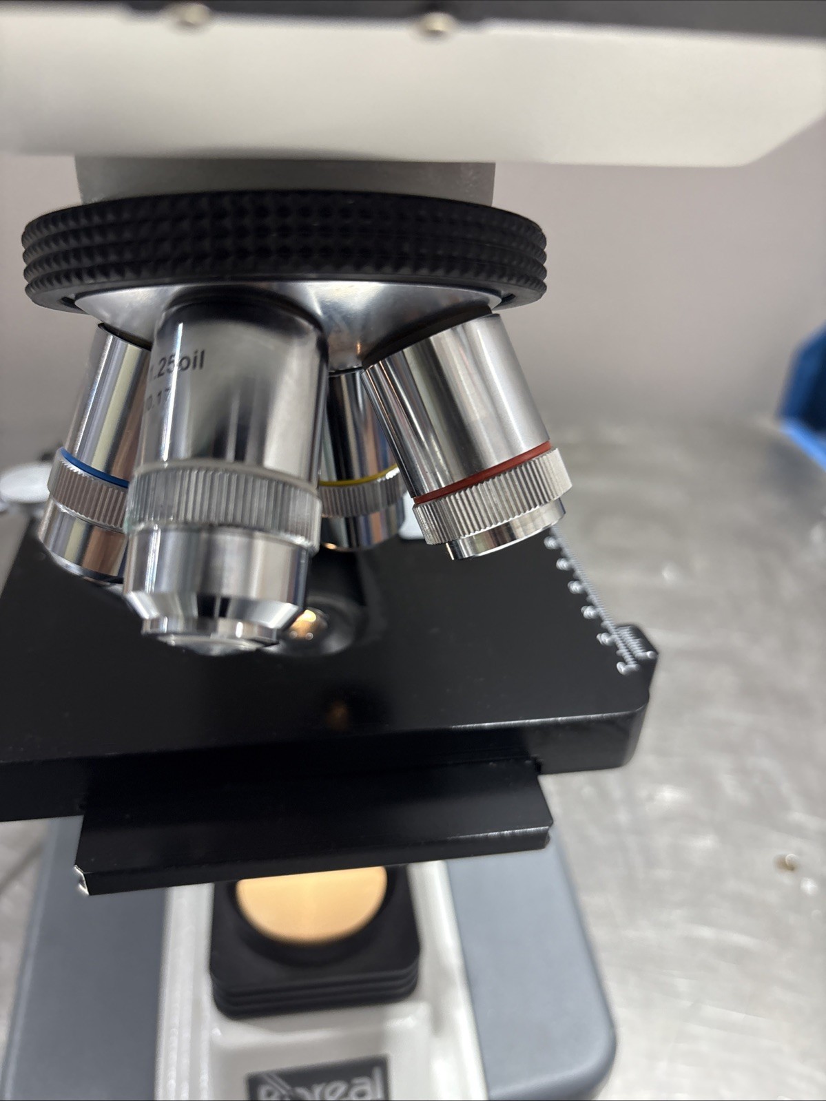 Boreal DMB1-223 Compound Microscope 4x 10x 40x 100x Objectives 57900-03