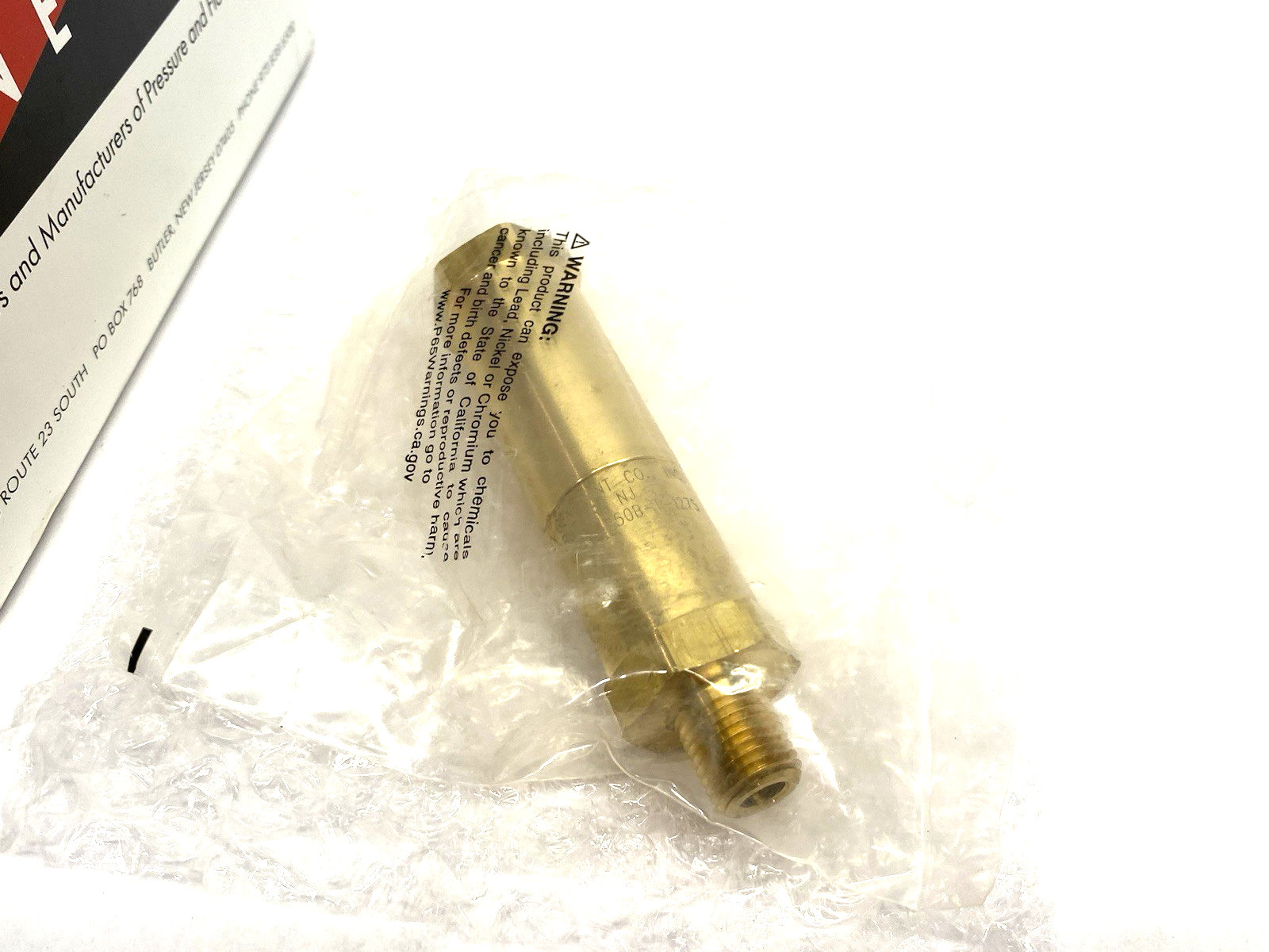 Generant HPRV-250B-T1275 Inline Relief Valve, 1/4″ Male to 1/4″ Female, 1275psi